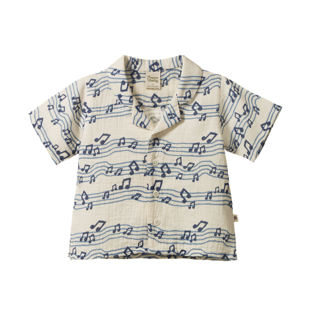 Nature Baby - Gutherie Shirt Muslin - Rhythm