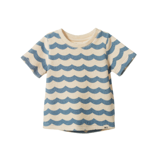Nature Baby - River Tee Terry - Waves