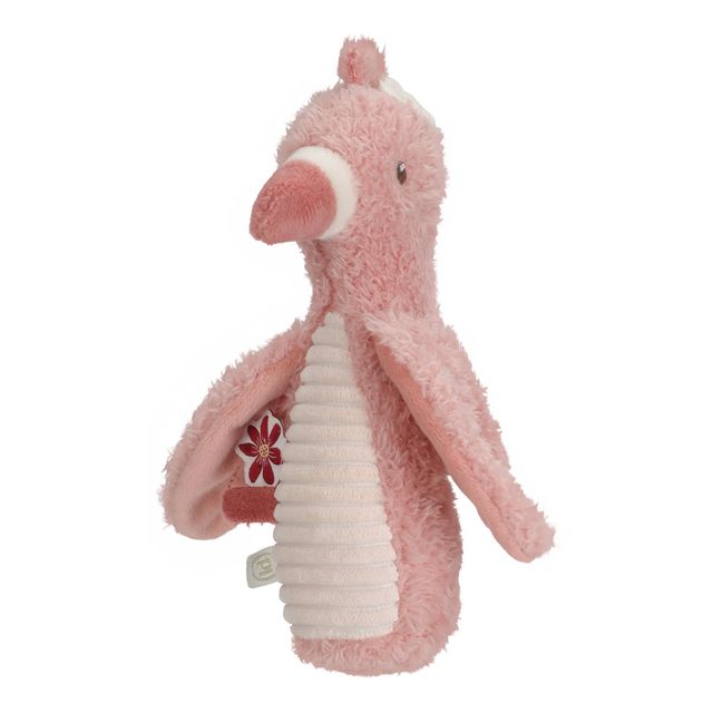 Safari Friends - Flamingo Rattle Squeaker