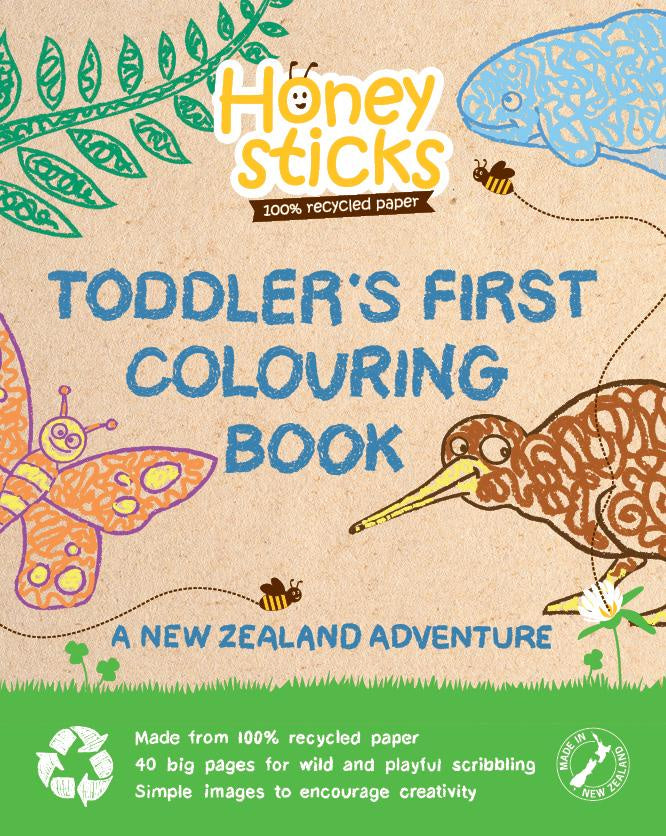 Honeysticks - A NZ Adventure Colouring Book