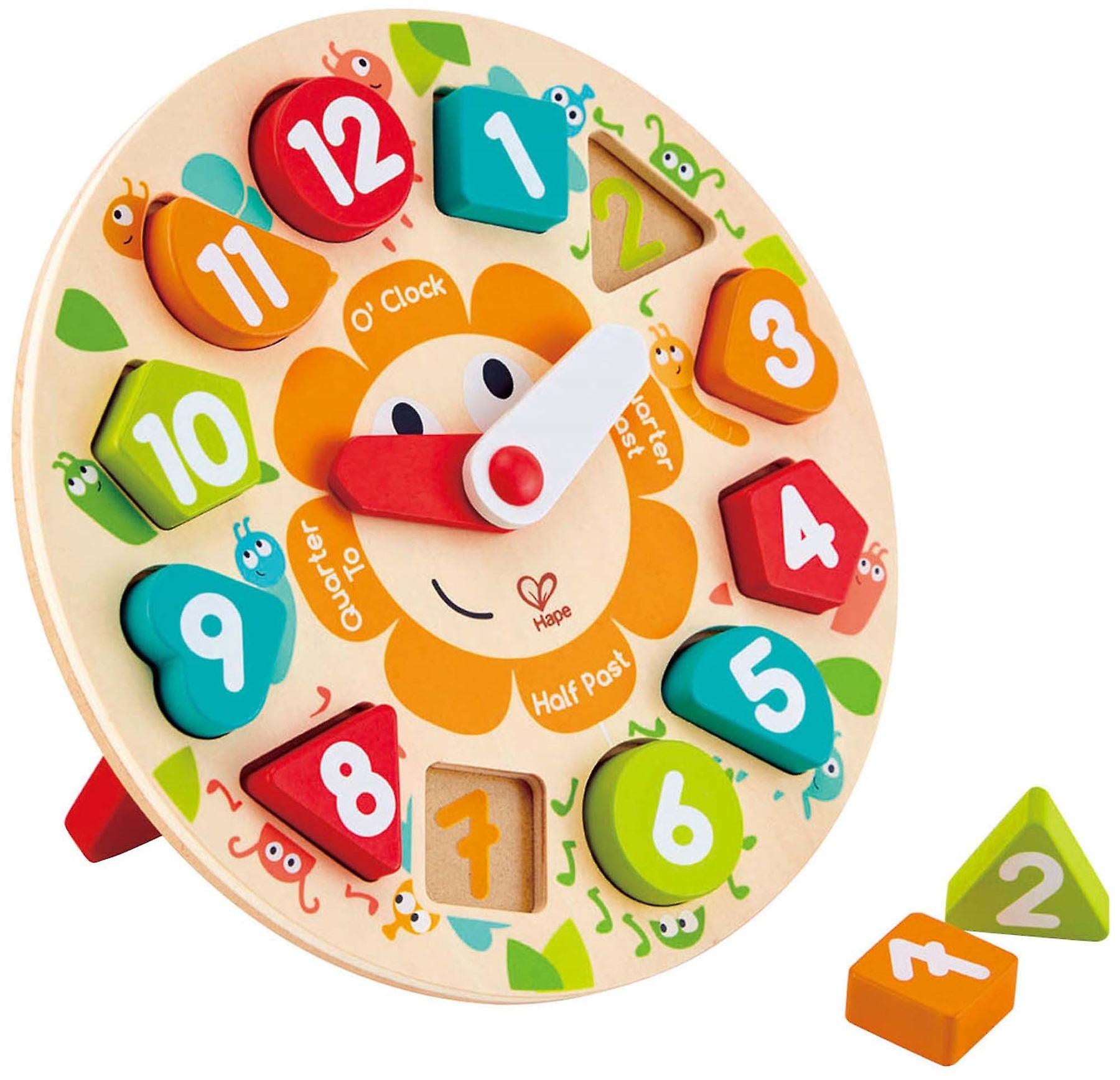 Hape - Chunky Clock Puzzle