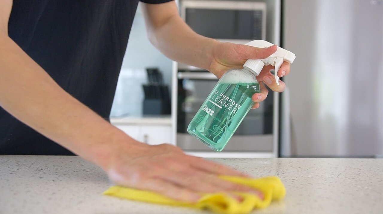 Dazz - Reusable Glass Bottle - Bathroom Cleaner