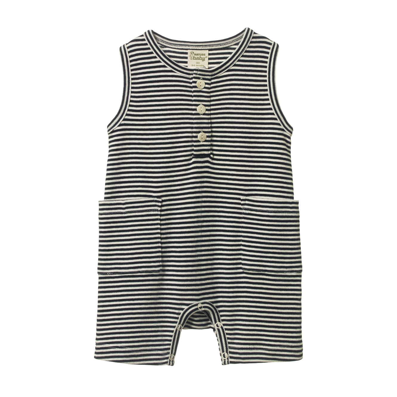 Nature Baby - Camper Suit - Navy Stripe