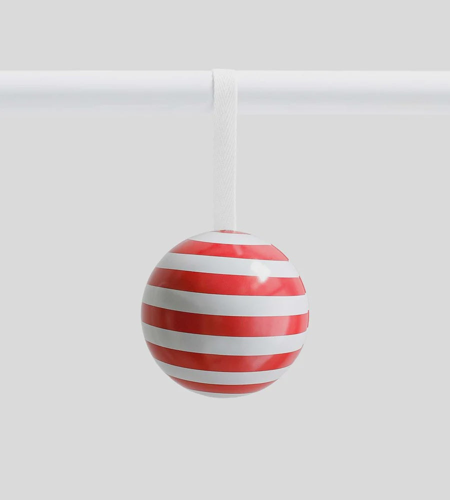 Father Rabbit - Christmas Bauble - Candy Stripe