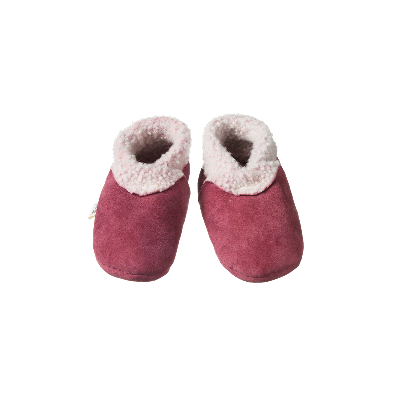 Nature Baby - Lambskin Booties - Rhubarb