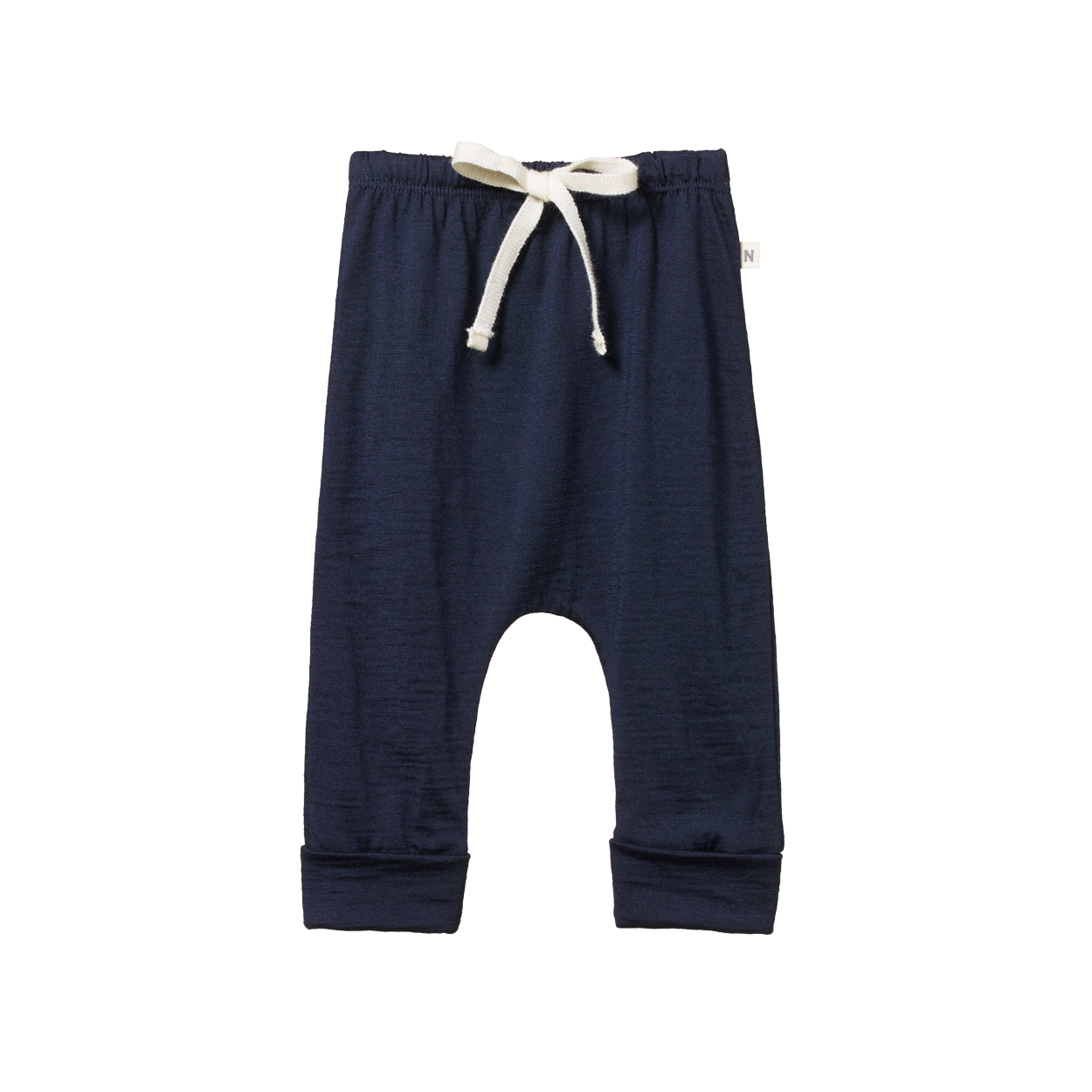 Nature Baby - Merino Drawstring Pants - Navy