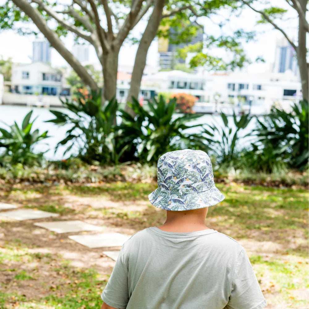 Little Renegade - Reversible Bucket Hats - Tropics Print