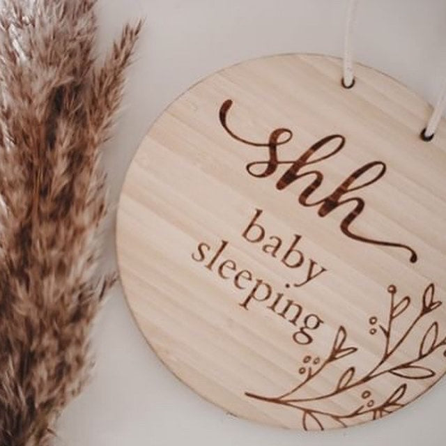 Baby Sleeping Plaque